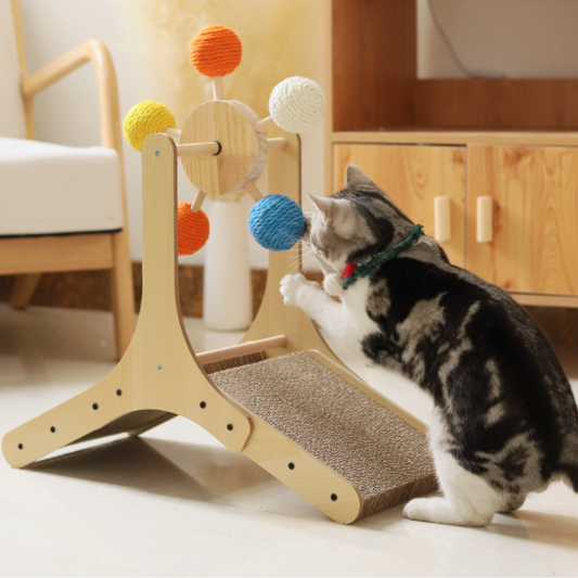 Interactive Ferris Wheel Cat Scratcher Toys