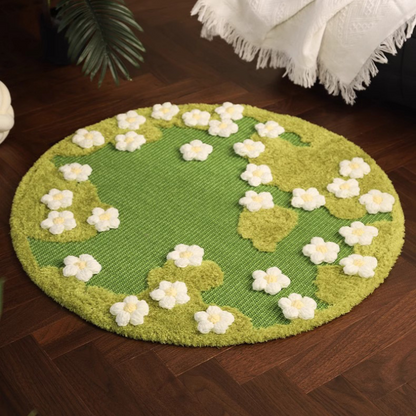 ペットの猫用フラワーサイザル麻スクラッチャーマット