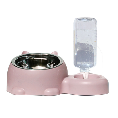 Pets Water and Food Bowl Set Cat Water Dispenser
