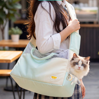 Stylish Cat Carrier Bag Breathable Shoulder Travel Tote