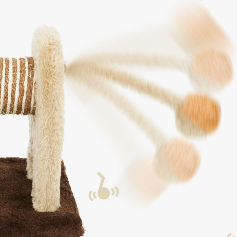 Animal Shaped Cat Scratcher Posts