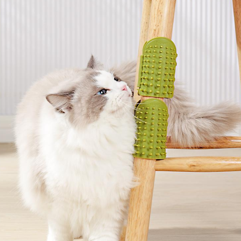 Silicone Cat Self Grooming Brush Removes Loose Hair & Massages Cats