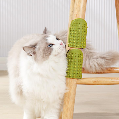 Silicone Cat Self Grooming Brush Removes Loose Hair & Massages Cats