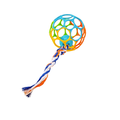 Pet Dog Bell Ball Rope Toys