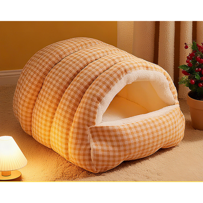 Winter Warm Semi-enclosed Cat Bed