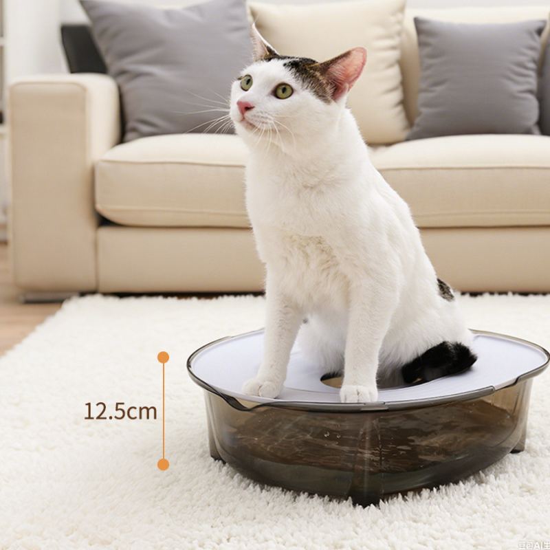 Train Cat to Use The Toilet Kit Training Litter Box