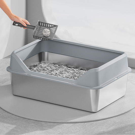 Stainless Steel Cat Litter Box