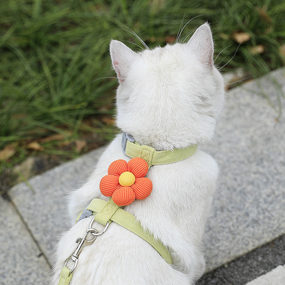 Prevent Escape I-shaped Adjustable Cat Leash Collar