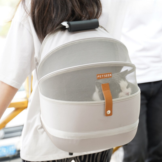 Cat Carrier Backpack Breathable Dome Design