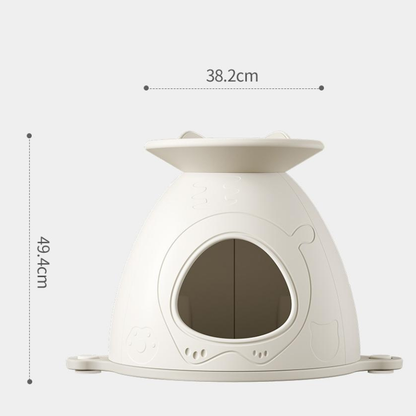 Double Layer Cat Bed Enclosed Cozy Pet Nest