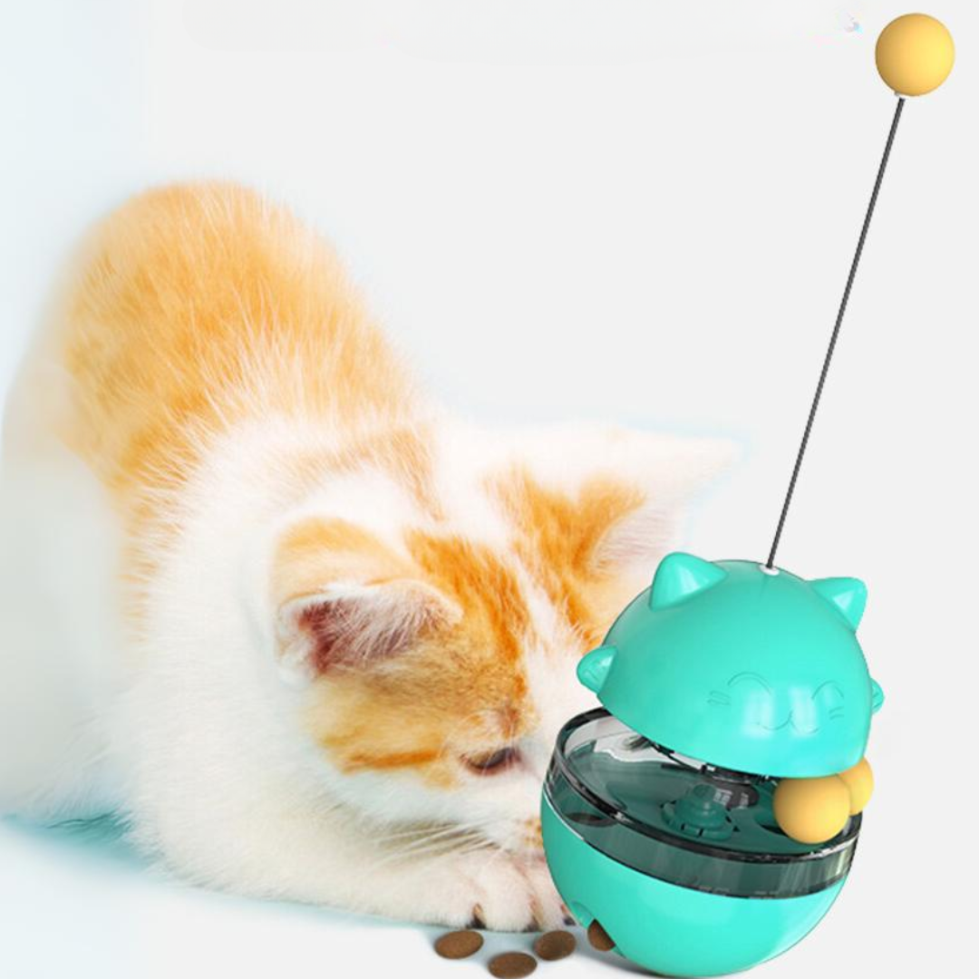 Cat Tumbler Interactive Treat Dispenser Toy