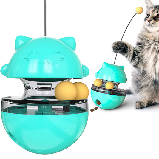 Cat Tumbler Interactive Treat Dispenser Toy