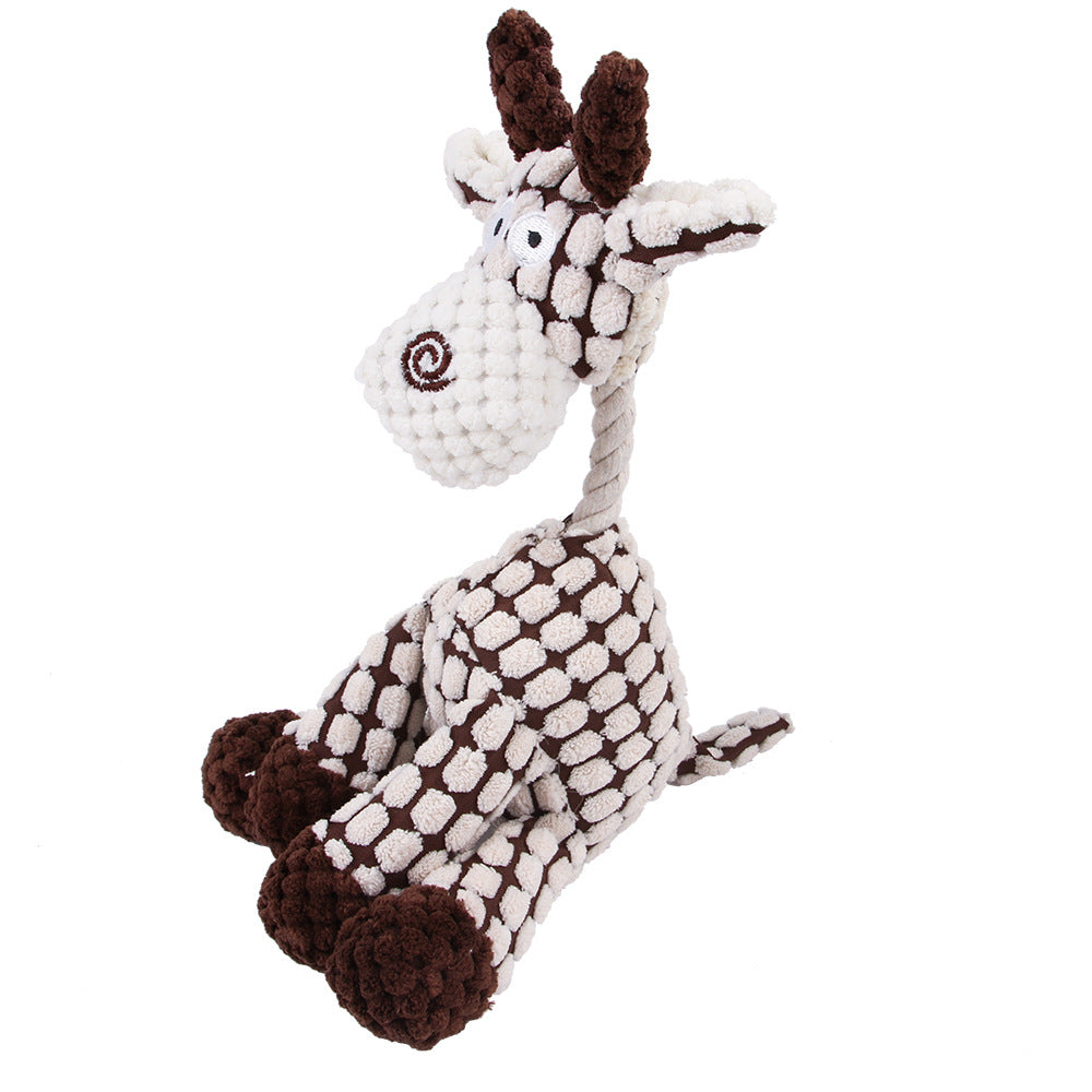 Donkey Squeak Plush Dog Toy