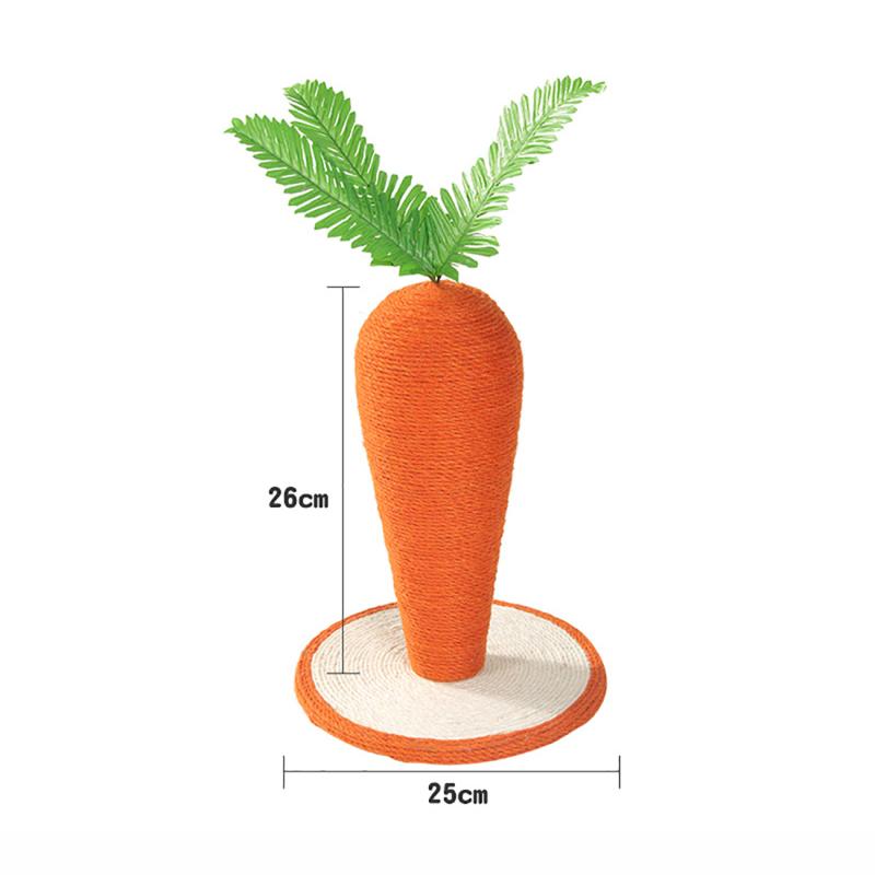 Sisal Carrot Cat Scratching Post