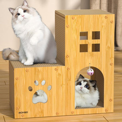 Large Cat Scratching Board Cat House