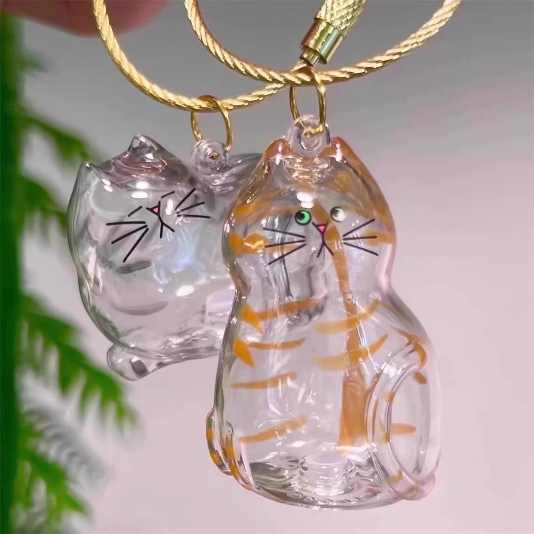 Cat Hair Storage Pendant Pet Hair Collector Keychain