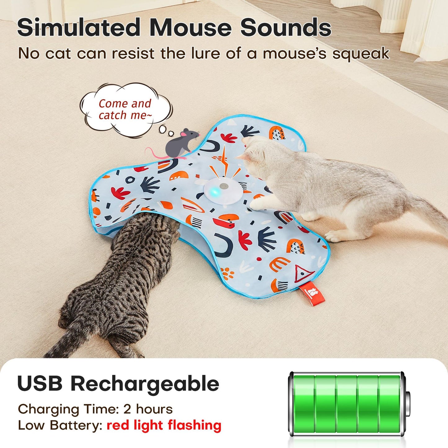 Electric Cat Toy Hunting Cover Pet Toy Cover