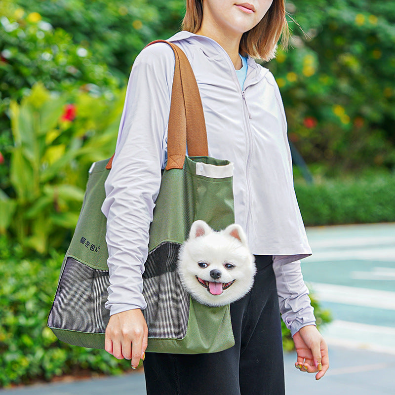 Cat Travel Carrier Crossbody Tote Bag