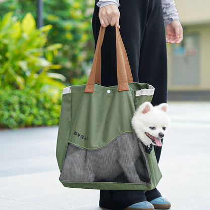 Cat Travel Carrier Crossbody Tote Bag