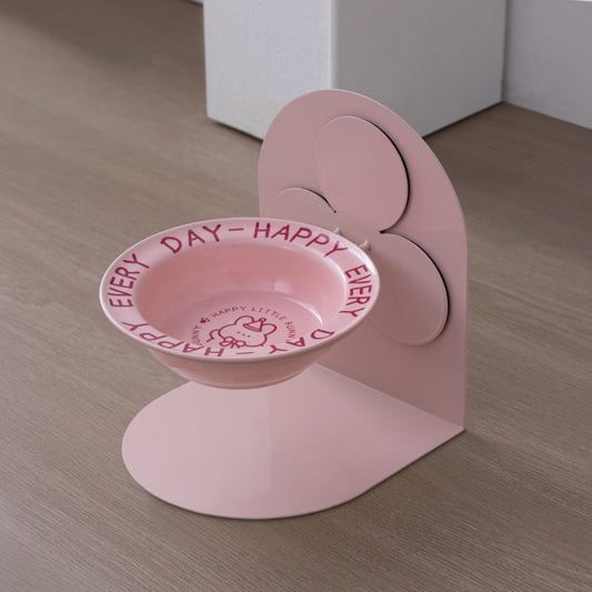 Elevated Ceramic Magnetic Cat Bowl Anti-black Chin Pet Bowl
