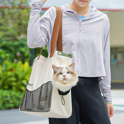 Cat Travel Carrier Crossbody Tote Bag