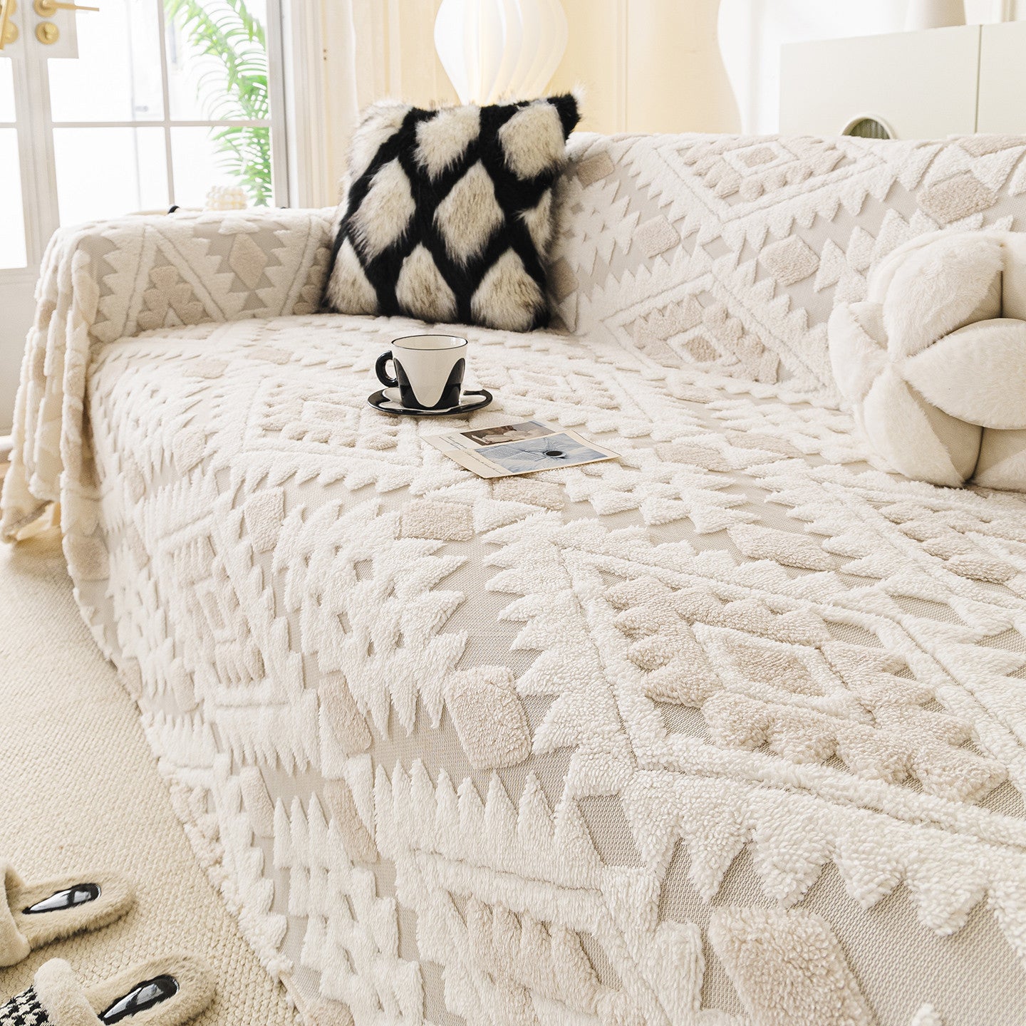 Winter Sofa Cover Anti-Cat Scratch Couch Protector