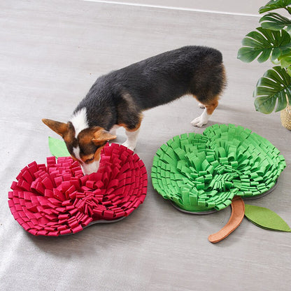 Fruit Fleece Dog Snuffle Mat