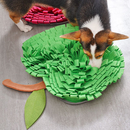 Fruit Fleece Dog Snuffle Mat