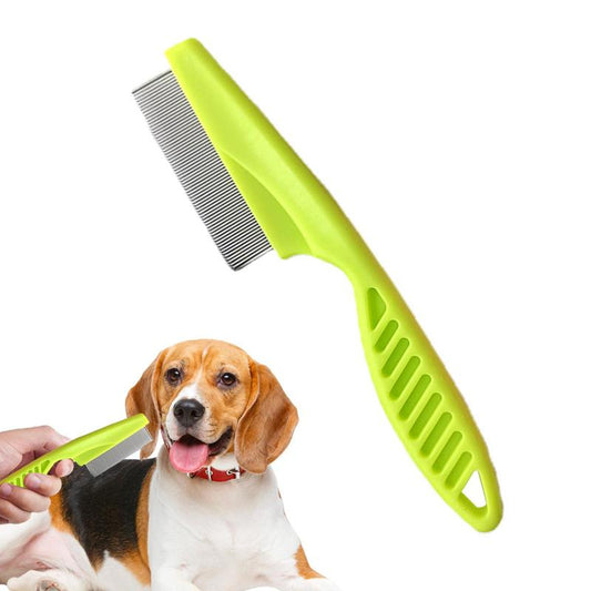 Pet Flea Comb For Cats Hair Brush Tick Stain Removal