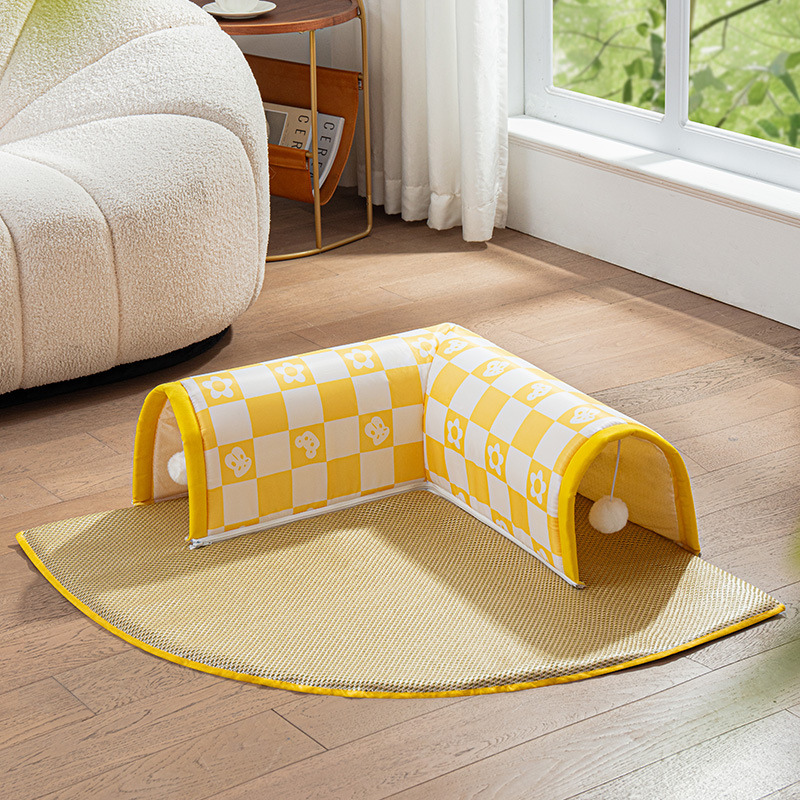 Cozy Hideaway Cat Tunnel Bed