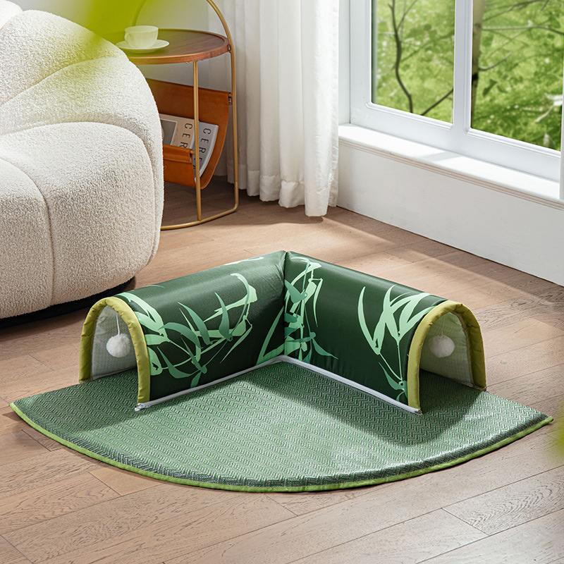 Cozy Hideaway Cat Tunnel Bed