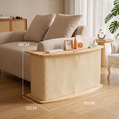 Natural sisal cat scratcher end table dimensions 92 x 35 x 48 cm