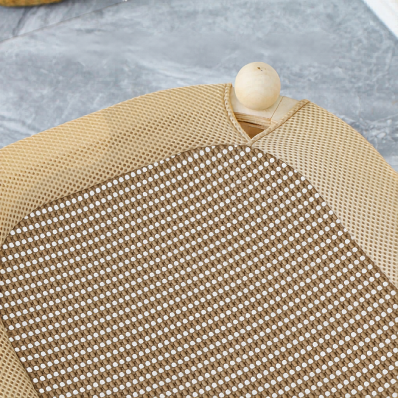 Double Layer Wooden Cat Bed
