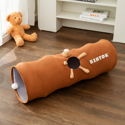 Cozy Cat Tunnel Play Toy