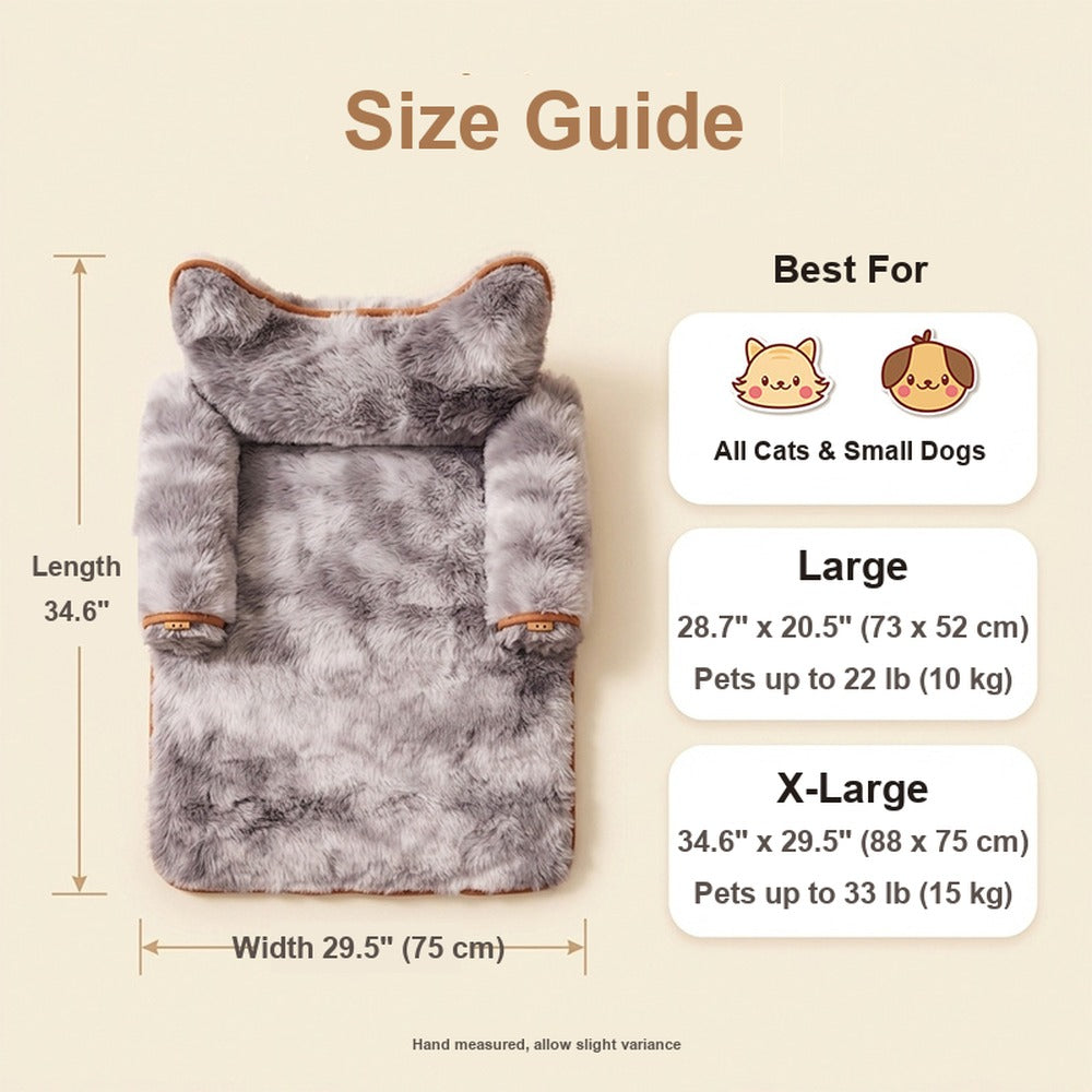 Size guide: Large 73 x 52 cm, X-Large 88 x 75 cm