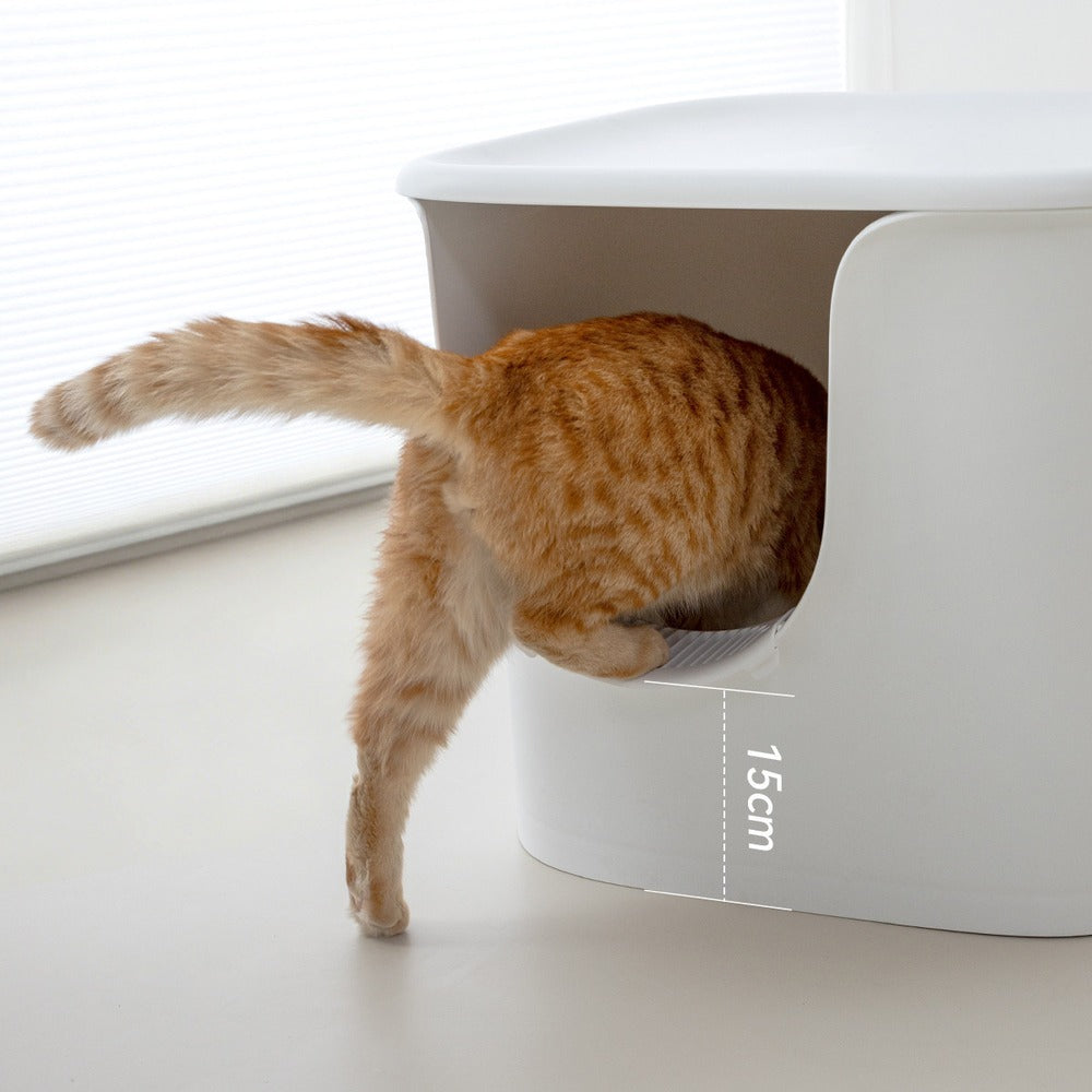 Low 15 cm entry for kittens, seniors and short-legged cats