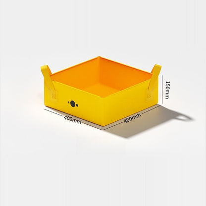 Foldable cat litter box dimensions 15.7 x 15.7 x 5.9 inches