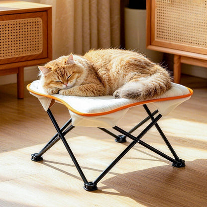 Elevated Folding Cat Cot Chair