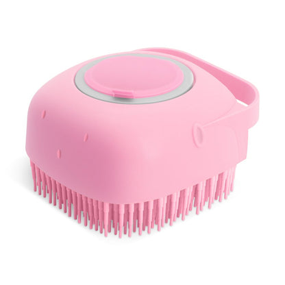 Pet Shampoo Dispenser Massage Brush