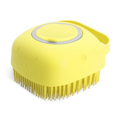 Pet Shampoo Dispenser Massage Brush