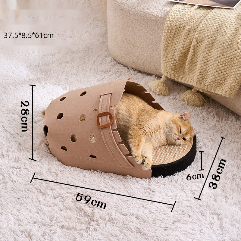 CozyClog Cat Scratcher Den