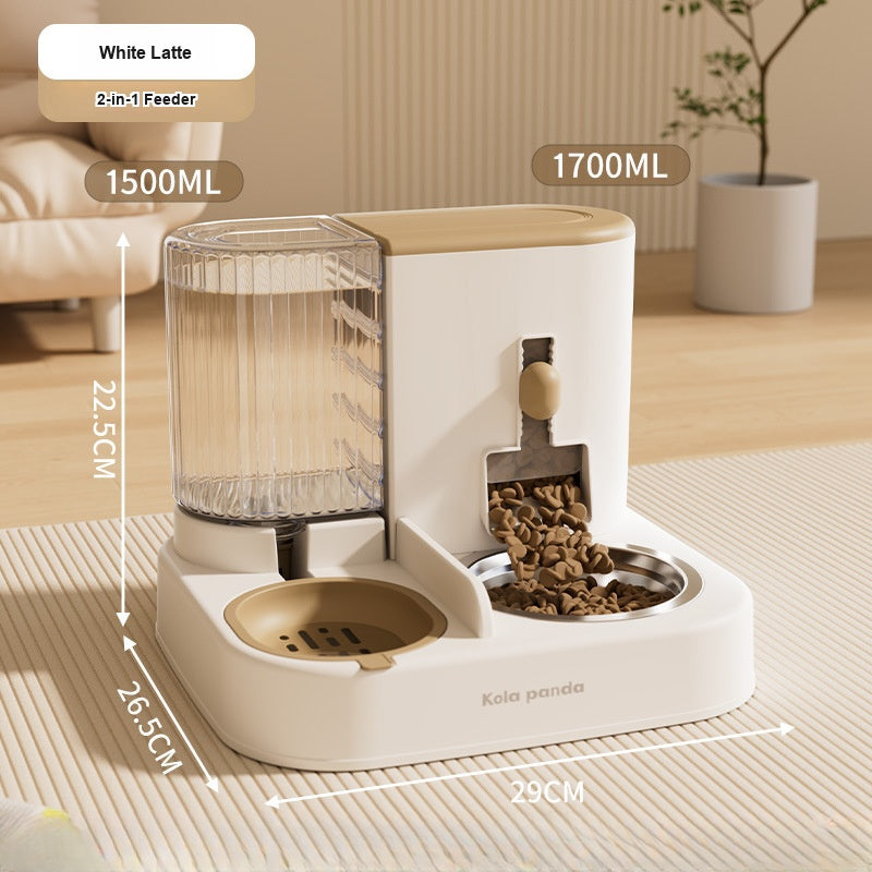 Latte Bowl 2-in-1 Cat Feeder & Water Station