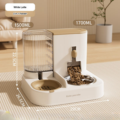Latte Bowl 2-in-1 Cat Feeder & Water Station