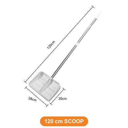 Extra-Long Handle Cat Litter Scoop - 120 cm Scoop