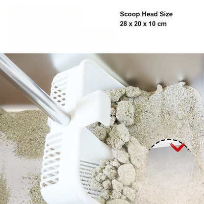 Extra-Long Handle Cat Litter Scoop