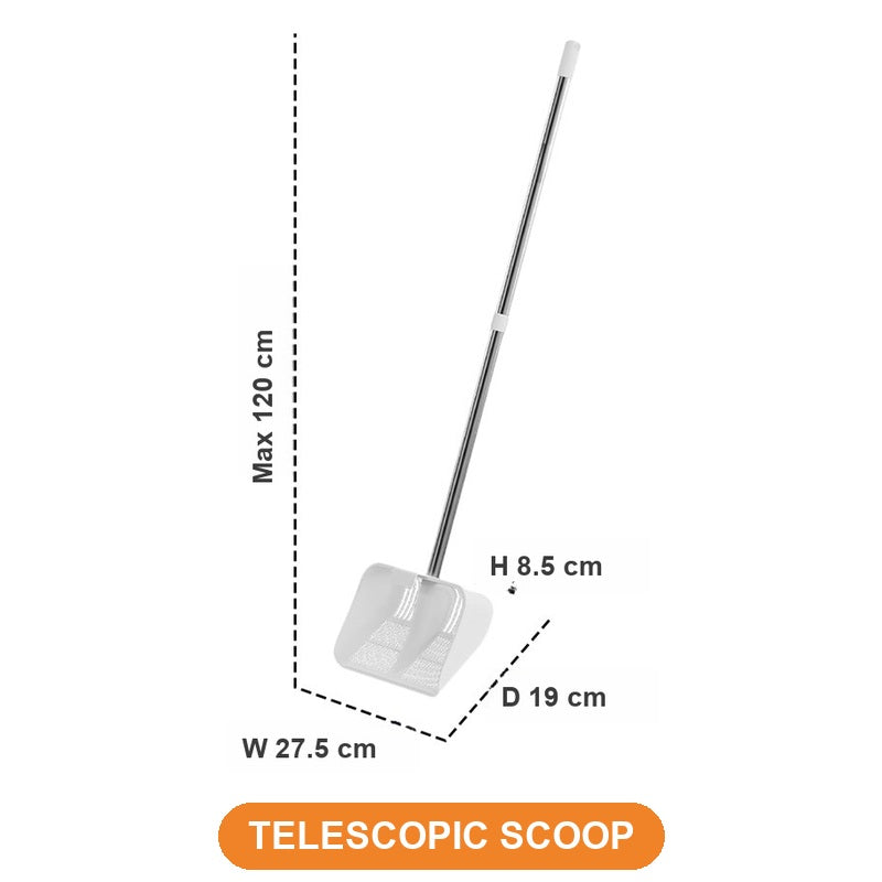 Extra-Long Handle Cat Litter Scoop - Telescopic Scoop