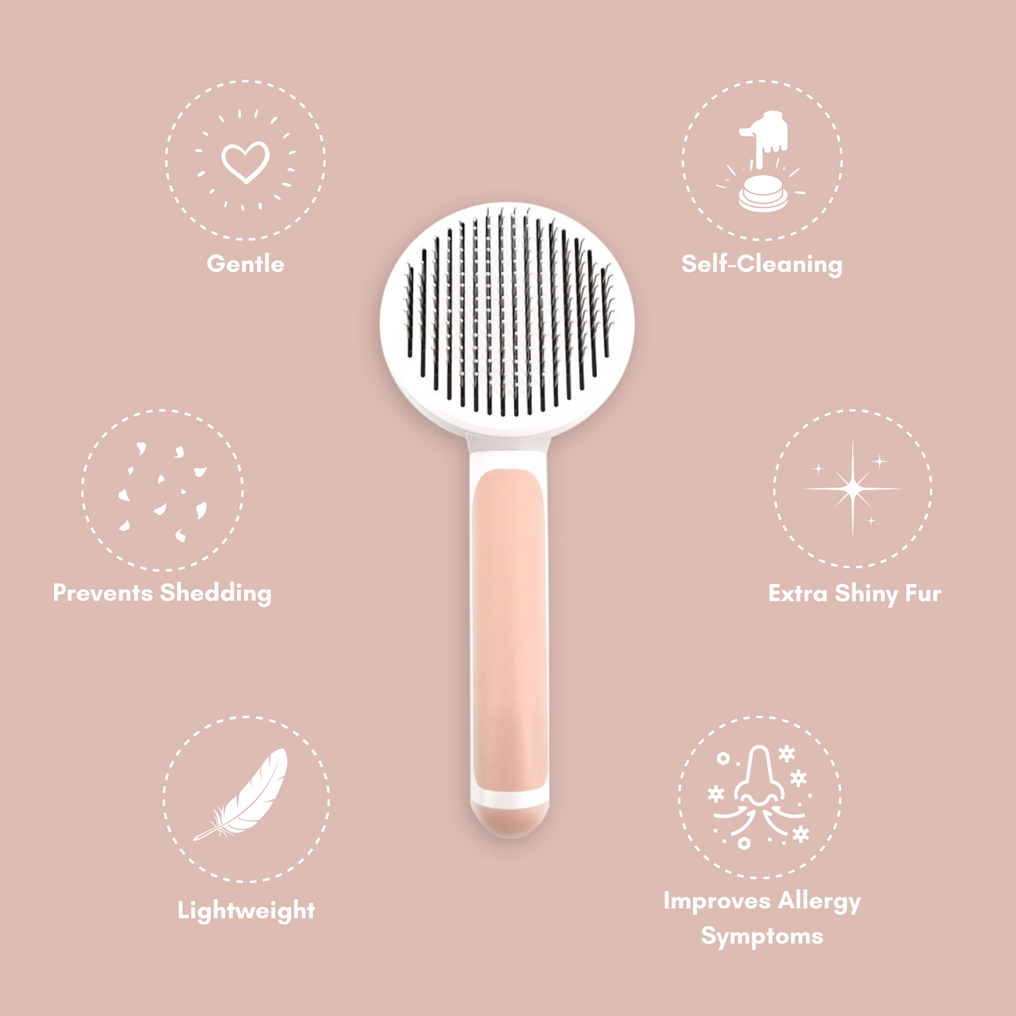 Cat Hair Removal Comb Brush