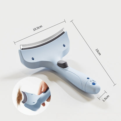 One-Click Deshedding Comb, Cat & Dog Grooming Tool